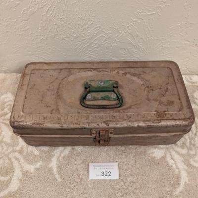 tackle box and contents