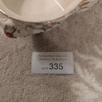 vintage porcelain divided dish- made in japan- possibl Moriyama Mori-Machi but there is no lid for it.