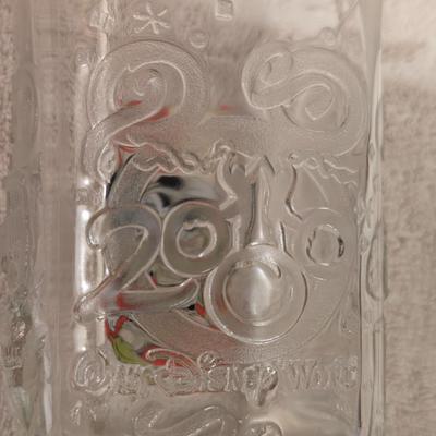 Walt Disney World Celebration 2000 McDonald's glass featuring Mickey Mouse in a safari outfit