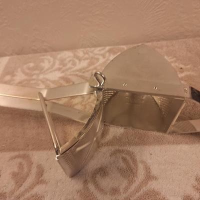 Mika stainless steel potato ricer.