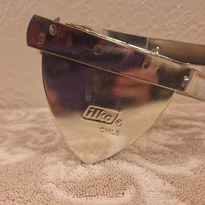 Mika stainless steel potato ricer.