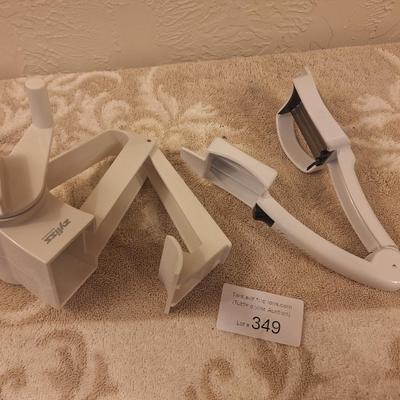 Zyliss rotary cheese grater and Genius Egg slicer