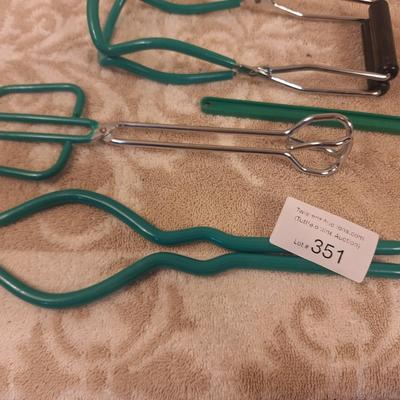 magnetic lid lifter, jar lifter, long tongs and jar opener