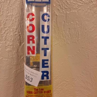 Lee Corn Cutter and Creamer, a kitchen tool used to remove corn kernels from the cob