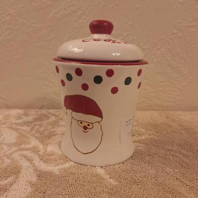 Small Christmas Cookie Jar