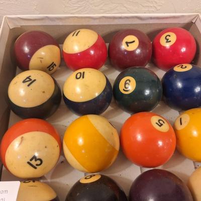 Billiard balls