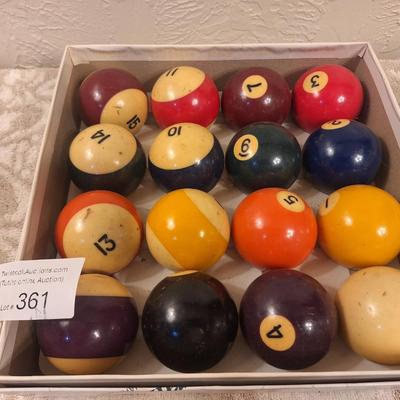 Billiard balls