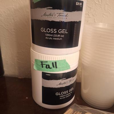 Gloss Gel to add to Acrylic paint and other craft supplies