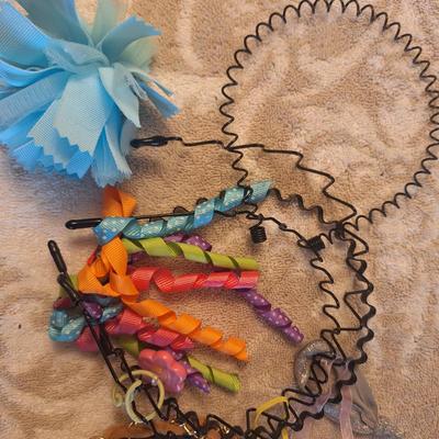 assortment of hair accessories