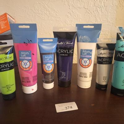  Artist's Loft and Master's Touch acrylic paints.