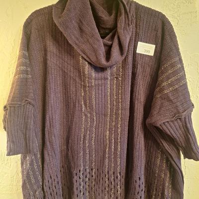 Lime light shawl / poncho