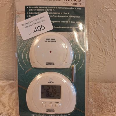 Springfield Precise Temp Multi-Zone Wireless Indoor/Outdoor Thermometer
