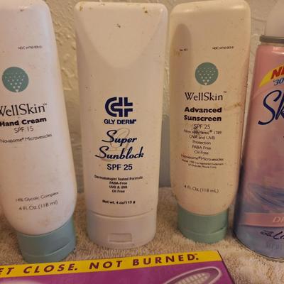 personal care bundle, most are full or nearly full but not sealed.  The razor is sealed.