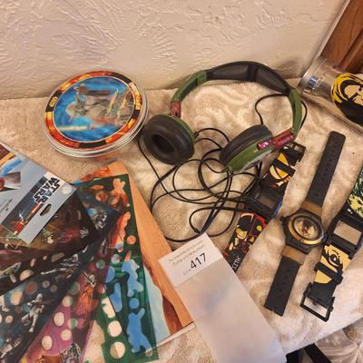 star wars stickers, watches and other