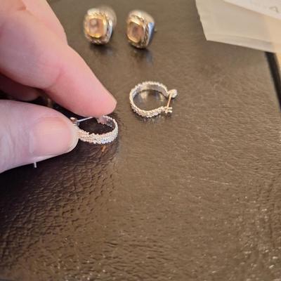 4 sets of earrings and one bracelet