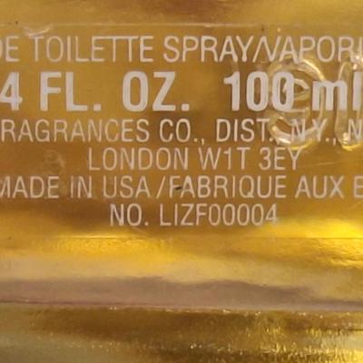 2 bottles of fragrance  1.  Lancôme Poême Eau de Parfum. And 2.  Lix Claiborn Triangle Eau De Toilette