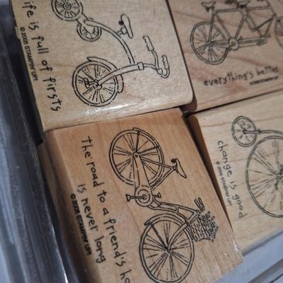 Stampin UP life cycles wood rubber stamps