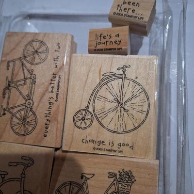Stampin UP life cycles wood rubber stamps