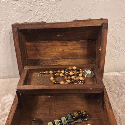 wooden jewelry box
