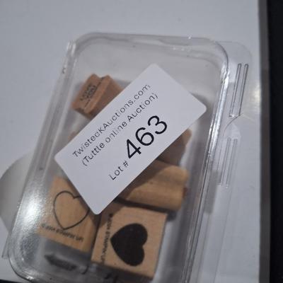 stampin up Sweet talk valentine rubber stamps