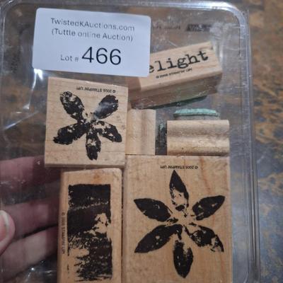 Stampin' Up! Paint Prints wood-mounted rubber stamp set,