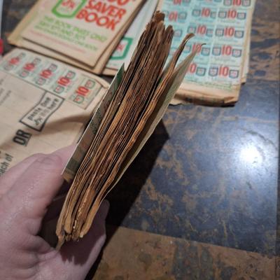 S& H Green stamps and quick saver books