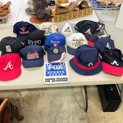 1105 Large lot of MLB Baseball and Super Bowl Caps