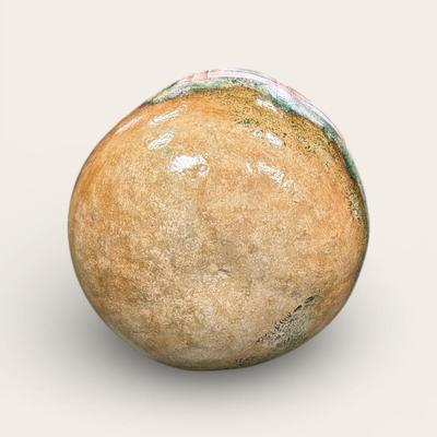 Hand Painted Folk Art Style Gourd