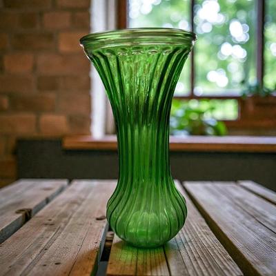 Two Beautiful Green Vases