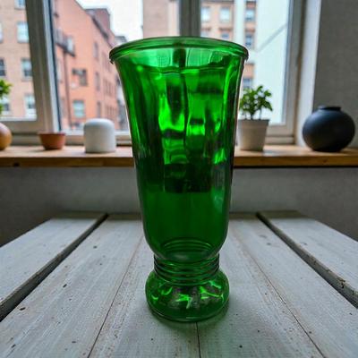 Two Beautiful Green Vases