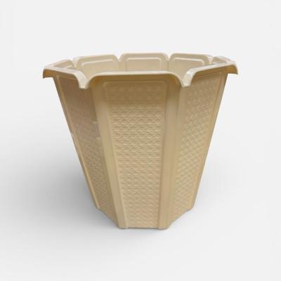 Set of Three Vintage Rubbermaid Octagon Wastebaskets Model 2945