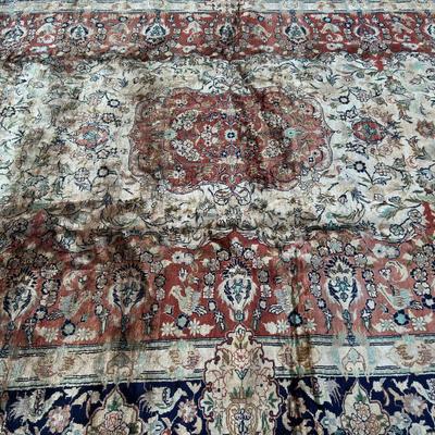 Rare Antique Hereke Turkey %100 Silk Rug, Circa Early 19th Century -Handwoven Masterpiece-Cleaned