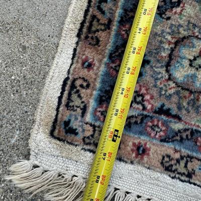 Antique Hand-Knotted Persian Rug  Floral Medallion Design  Wool With Possible Silk-Cleaned Professionally 