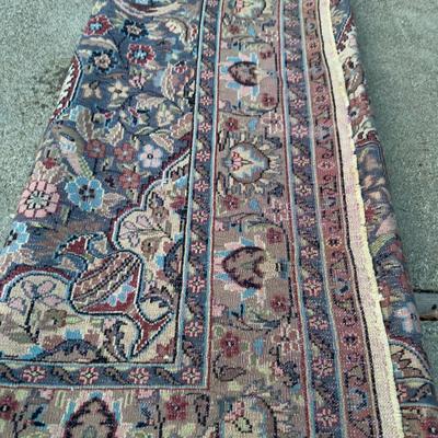 Antique Hand-Knotted Persian Rug  Floral Medallion Design  Wool With Possible Silk-Cleaned Professionally 
