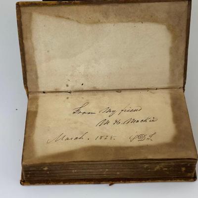 Antique 1827 New Testament & 18281831 Handwritten American Religious Journal  Exceptional Early Faith 