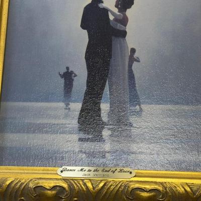Framed Art Print After Jack Vettriano  Dance Me To The End Of Love  DeNunzio Frame