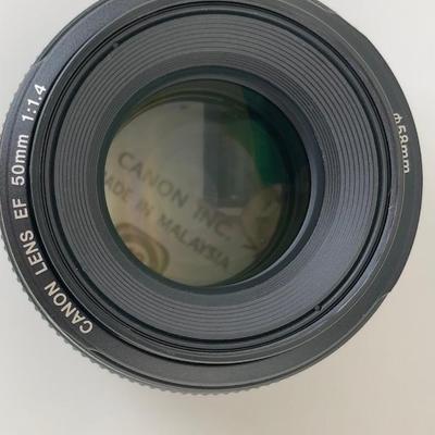 Canon EF 50mm F/1.4 USM Standard And Medium Telephoto Lens For Canon SLR Cameras, Fixed