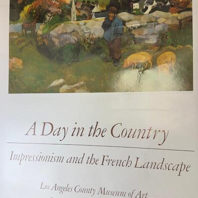 Vintage Fine Art Exhibition Posters Lot  Czanne, Goya, Toulouse-Lautrec, Impressionist & Modern Art Prints