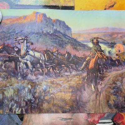 Vintage Fine Art Exhibition Posters Lot  Czanne, Goya, Toulouse-Lautrec, Impressionist & Modern Art Prints