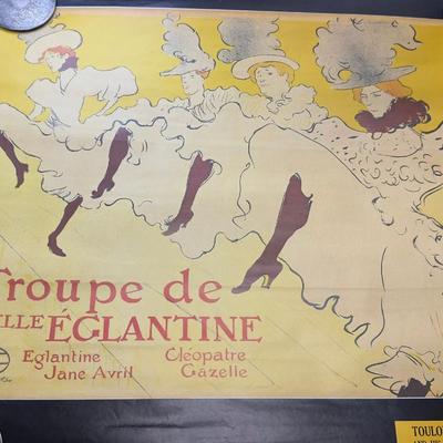 Vintage Fine Art Exhibition Posters Lot  Czanne, Goya, Toulouse-Lautrec, Impressionist & Modern Art Prints