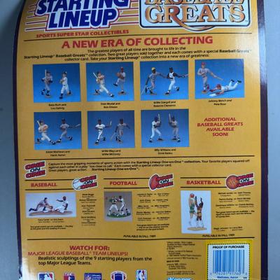 Vintage Kenner Starting Lineup Baseball Greats Sealed Collectible Figures -FREE SHIPPING