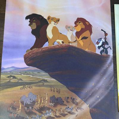 Disney Poster Lot Mix