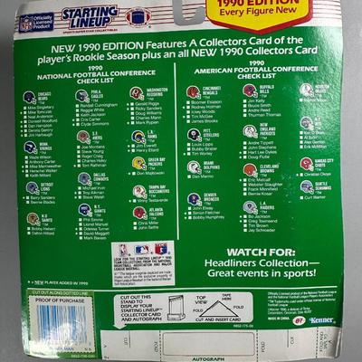 Kenner Starting Lineup Vintage Sealed Sports Collectible Figure Includes Rookie Year Card 