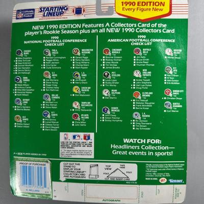 Kenner Starting Lineup Vintage Sealed Sports Collectible Figure Includes Rookie Year Card 