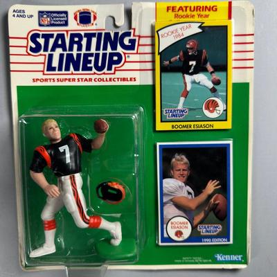Kenner Starting Lineup Vintage Sealed Sports Collectible Figure Includes Rookie Year Card