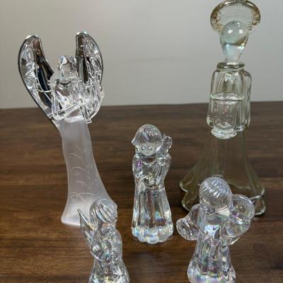 Crystal Angel Figurine Lot Mix