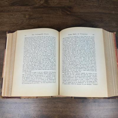 Antique 1912 Catholic Book  The Unchangeable Church: Her Heroes, Her Martyrs, Her Trials, And Her Triumphs (2