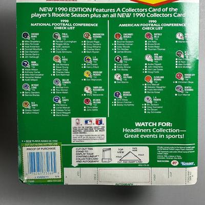 Kenner Starting Lineup Vintage Sealed Sports Collectible Figure Includes Rookie Year Card 