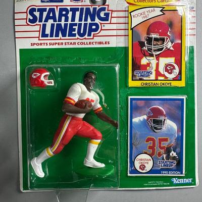 Kenner Starting Lineup Vintage Sealed Sports Collectible Figure Includes Rookie Year Card