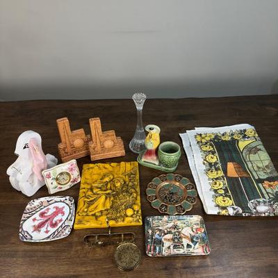 A Collection Of Vintage And Decorative Home Goods